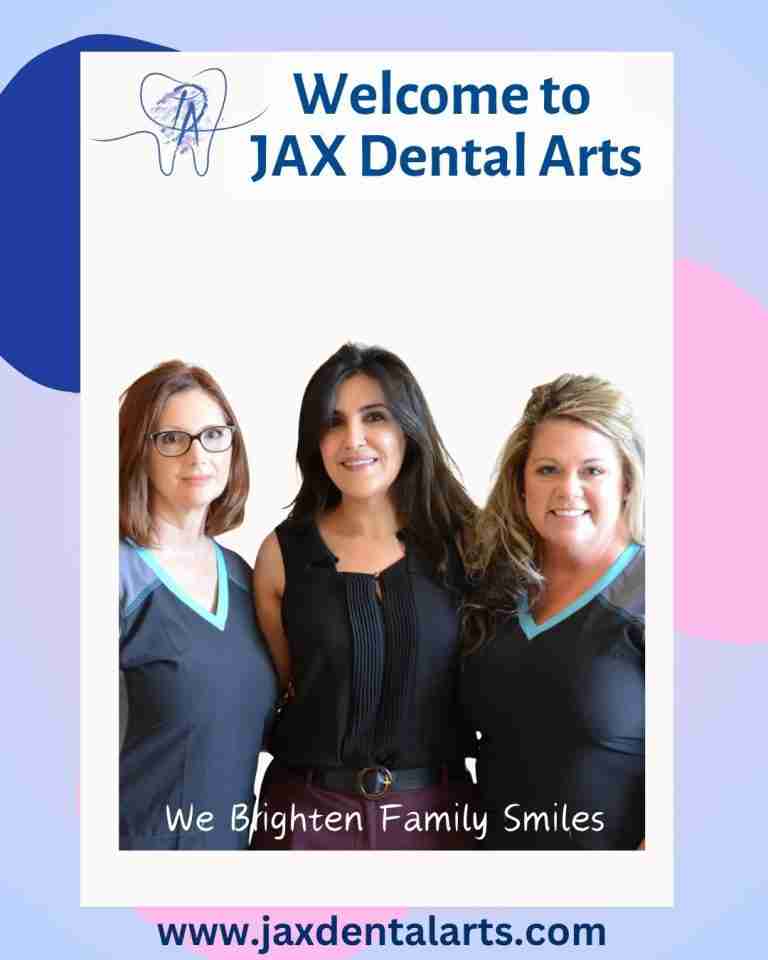 JAX Dental Arts dental team smiling and welcoming new patients